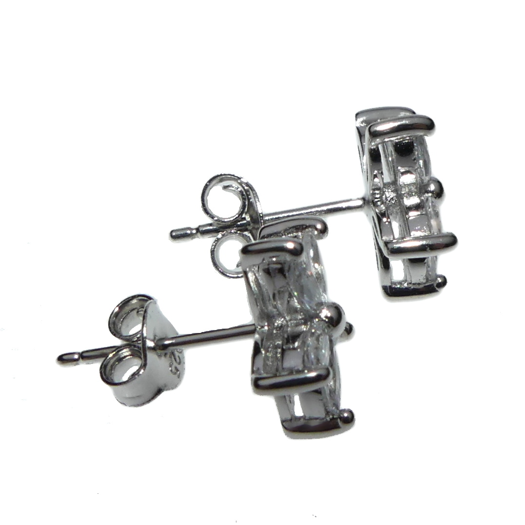 Stříbrné náušnice - kytičky Stříbrné náušnice - kytičky